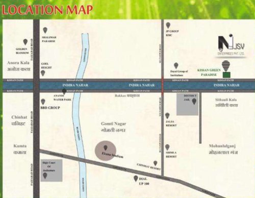  kissan-green-paradise Location Plan