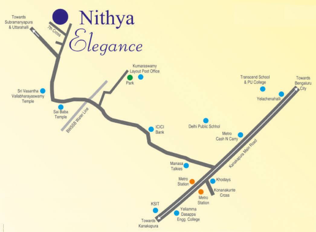  nithya elegance Location Plan
