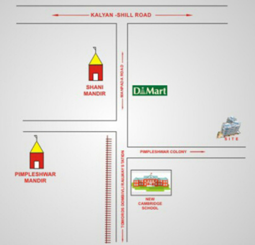  vishal-sankalp-park Location Plan