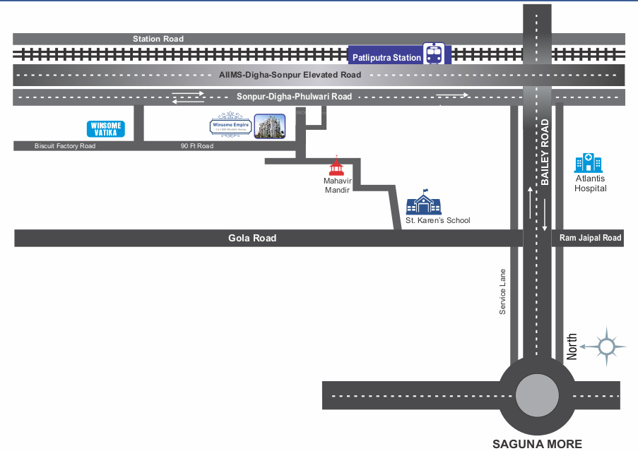  empire Location Plan