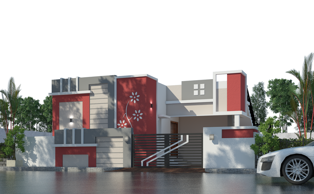  sai green garden Elevation