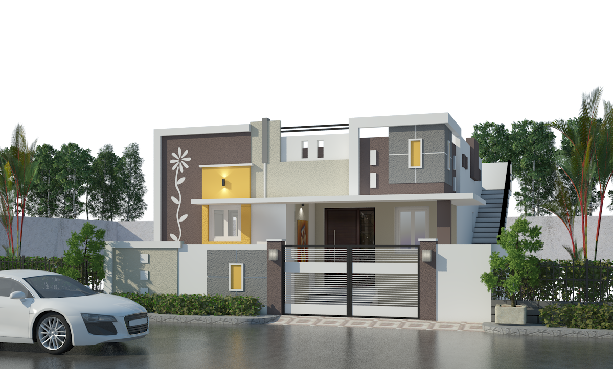  sai green garden Elevation