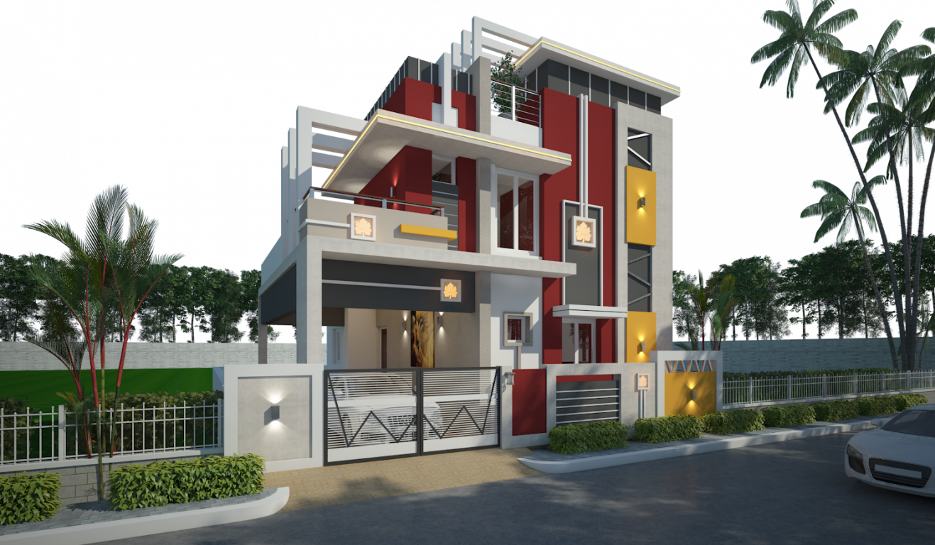  sai green garden Elevation