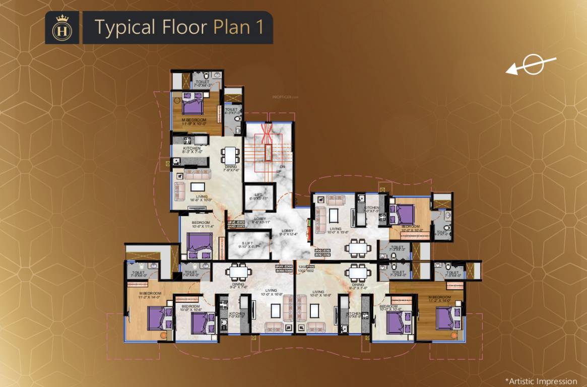  heights Oswal Heights Cluster Plan