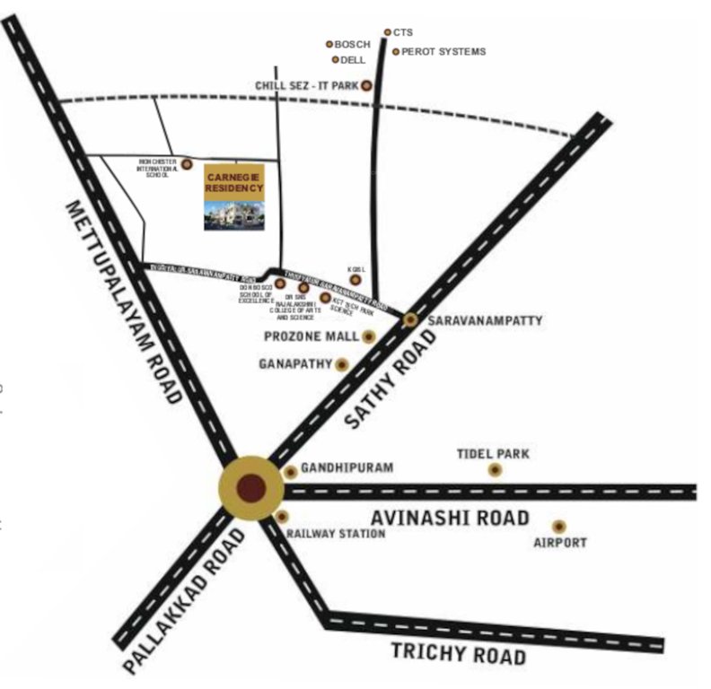  carnegie residency Location Plan