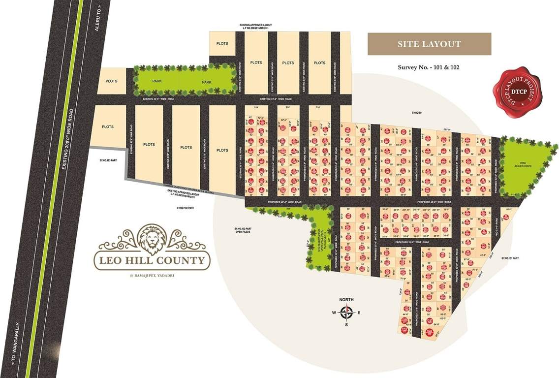  leo hill county Layout Plan
