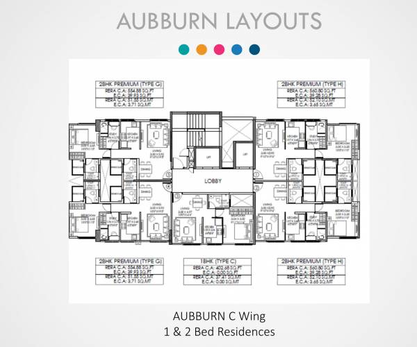  aubburn-wing-c Aubburn Wing C Cluster Plan for Typical Floor