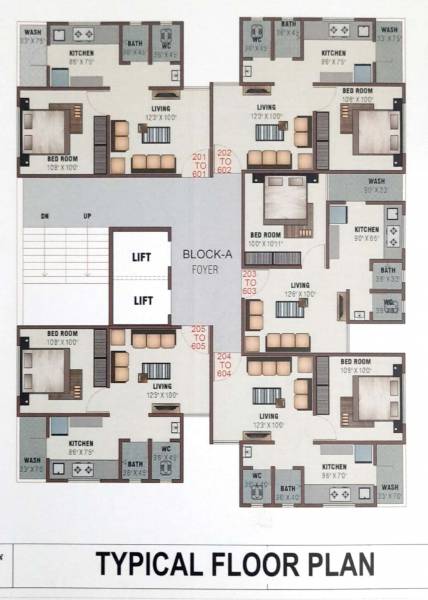  shreehari-parisar Shreehari Parisar Cluster Plan from 2nd to 7th Floor