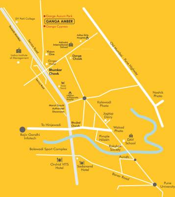  ganga-amber-ii Location Plan
