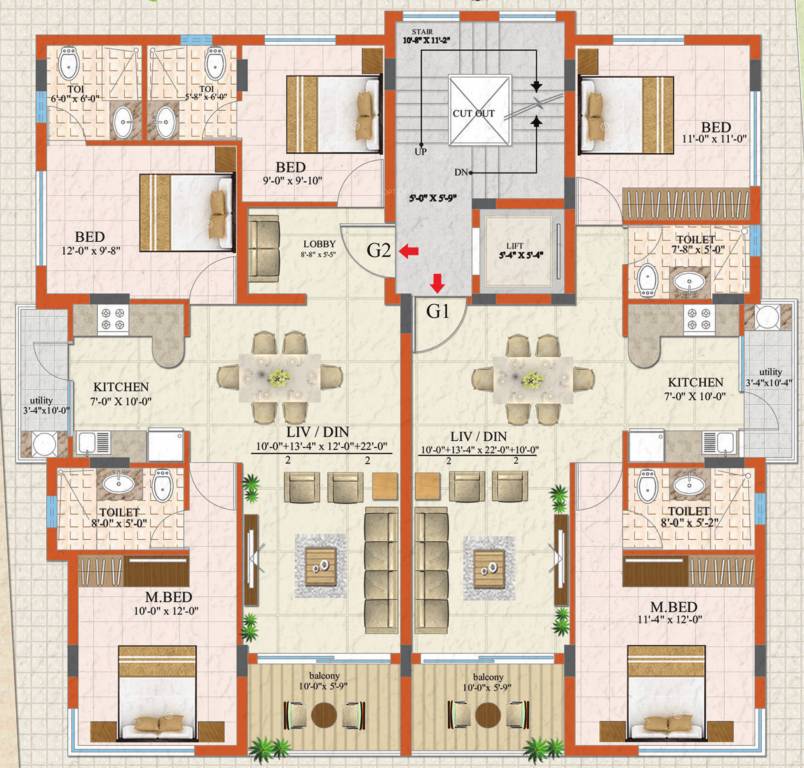  1 ct rock 1 Ct Rock Cluster Plan from 1st to 3rd Floor