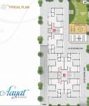 Block A & B Cluster Plan For Typical Floor aayat-residency Block A & B Cluster Plan For Typical Floor