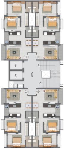 Tower I+J+K+L+M Cluster Plan From 1st To 10th Floor aster-phase-1 Tower I+J+K+L+M Cluster Plan From 1st To 10th Floor