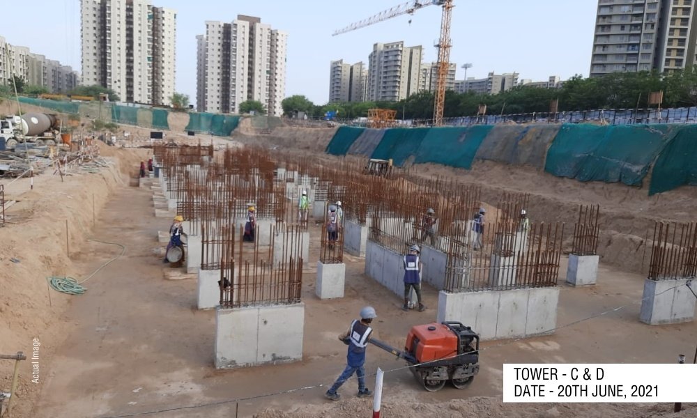  aster phase 1 Tower C+D Construction Status Oct 21