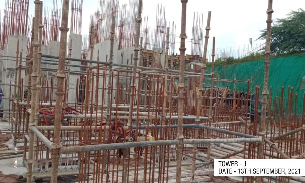  aster phase 1 Tower I+J+K+L+M Construction Status Oct 21