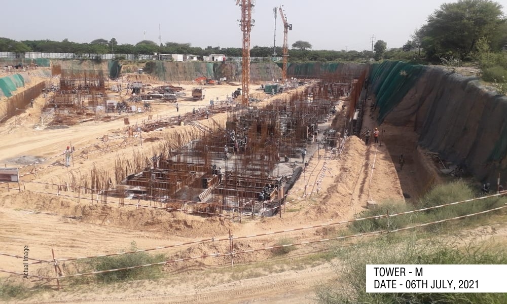  aster phase 1 Tower I+J+K+L+M Construction Status Oct 21