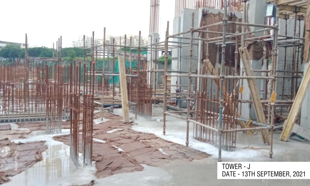  aster phase 1 Tower I+J+K+L+M Construction Status Oct 21