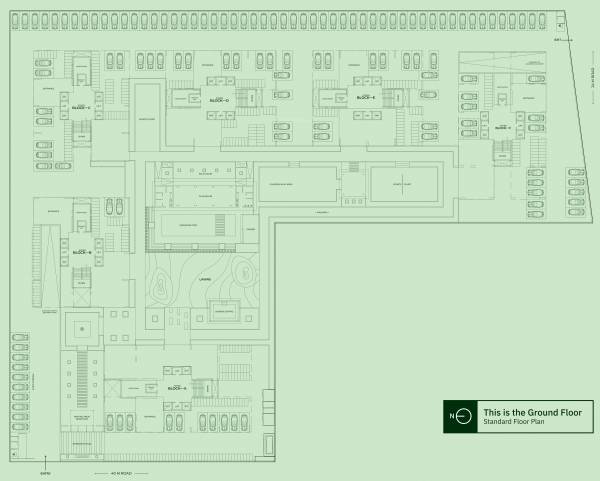  zoey Tower A Cluster Plan for ground Floor