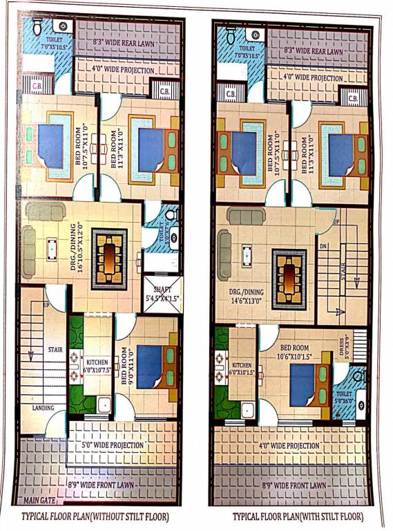 homes 1 Cluster Plan
