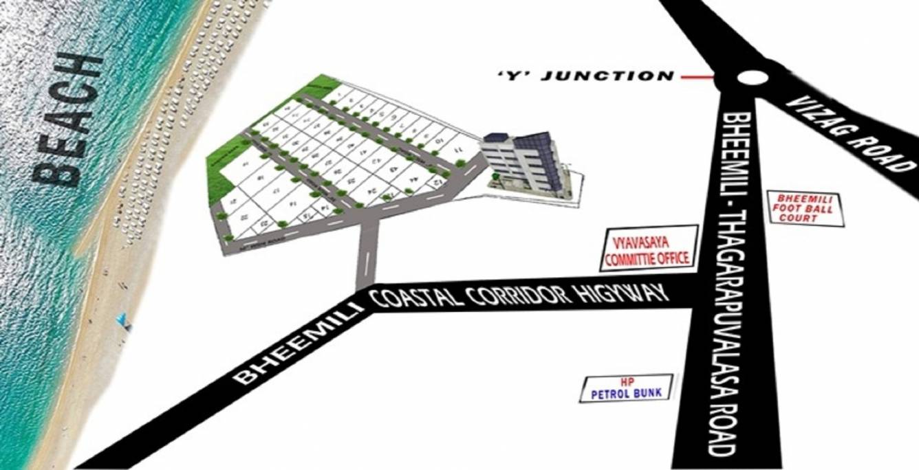 beach view Location Plan