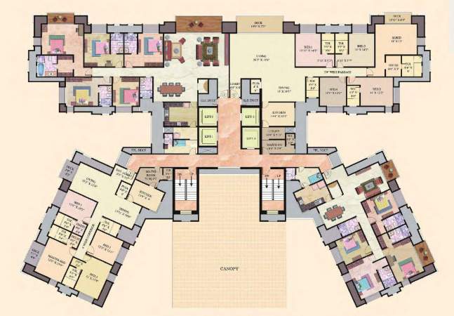  house of hiranandani upscale Cluster Plan