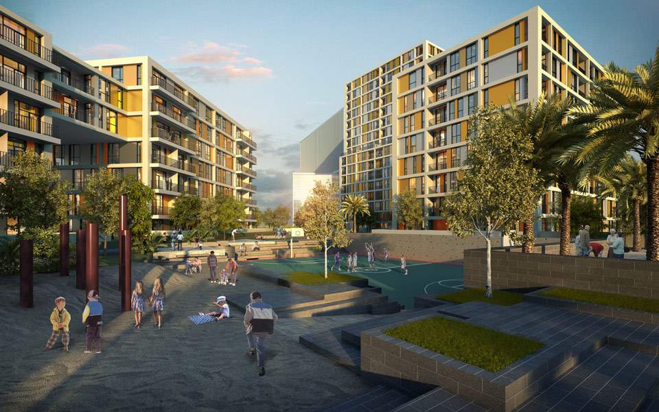  midtown by deyaar Basketball Court