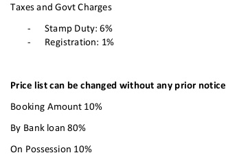 metro-prime-2 Construction Linked Payment (CLP) Payment Plan