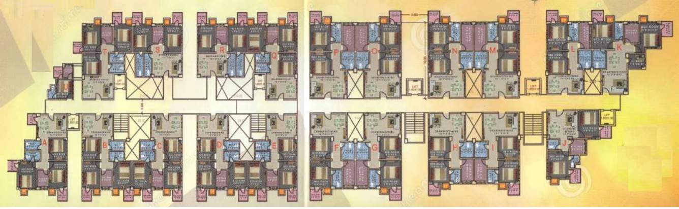  prime riddhi Typical Cluster Plan