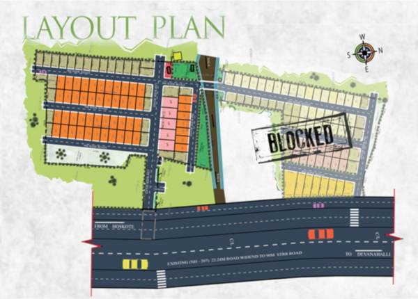  rachana-meadows Layout Plan