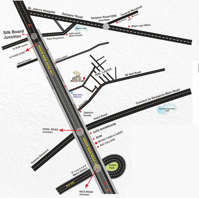  hearty homes Location Plan