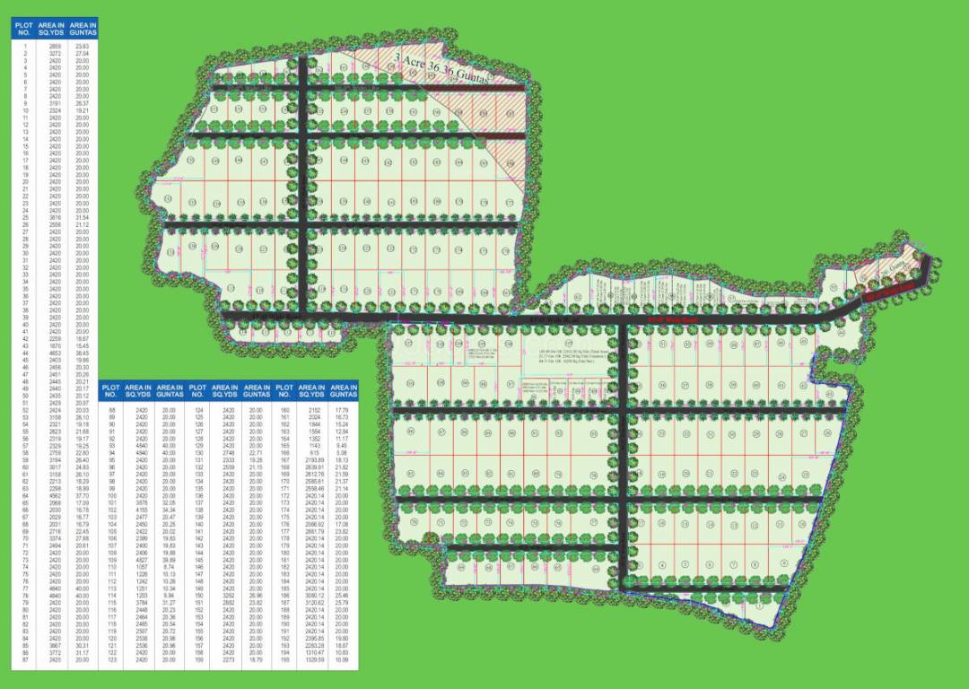  capital farms Layout Plan