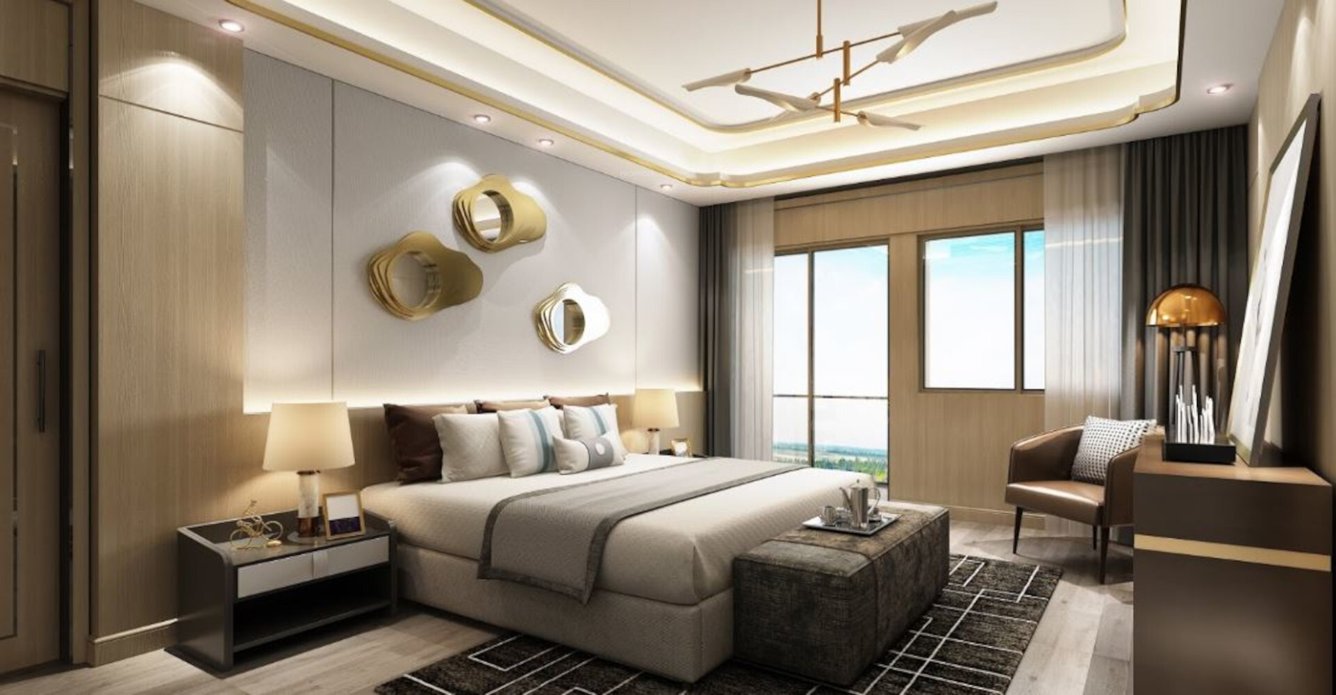  purva emerald bay Bedroom