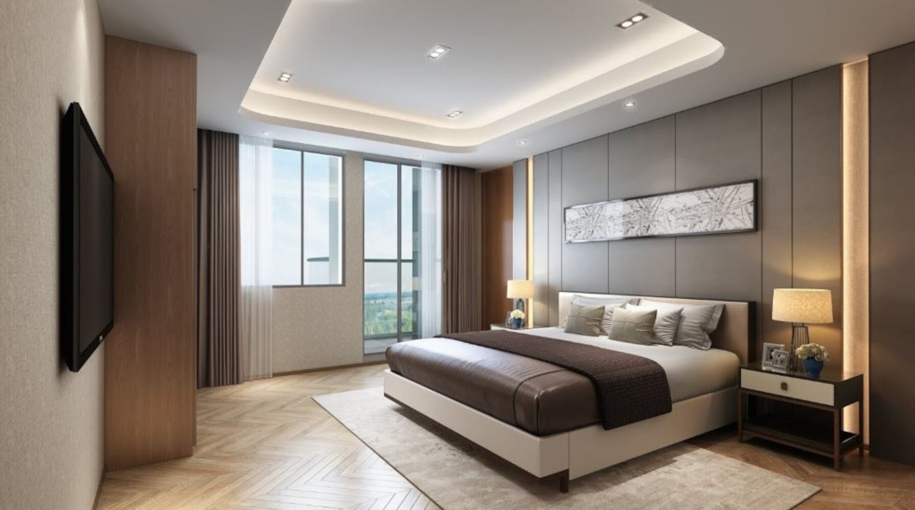  purva emerald bay Bedroom