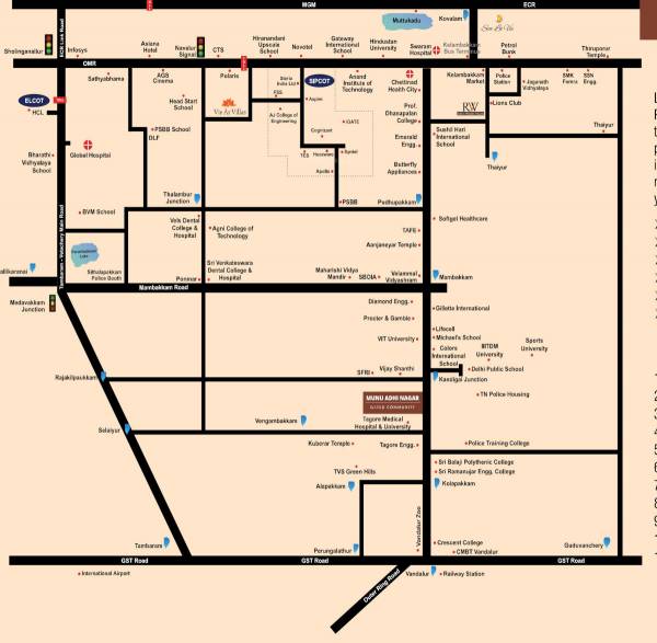  adhi-nagar Location Plan