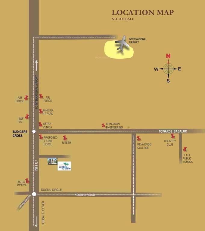  lake view Location Plan