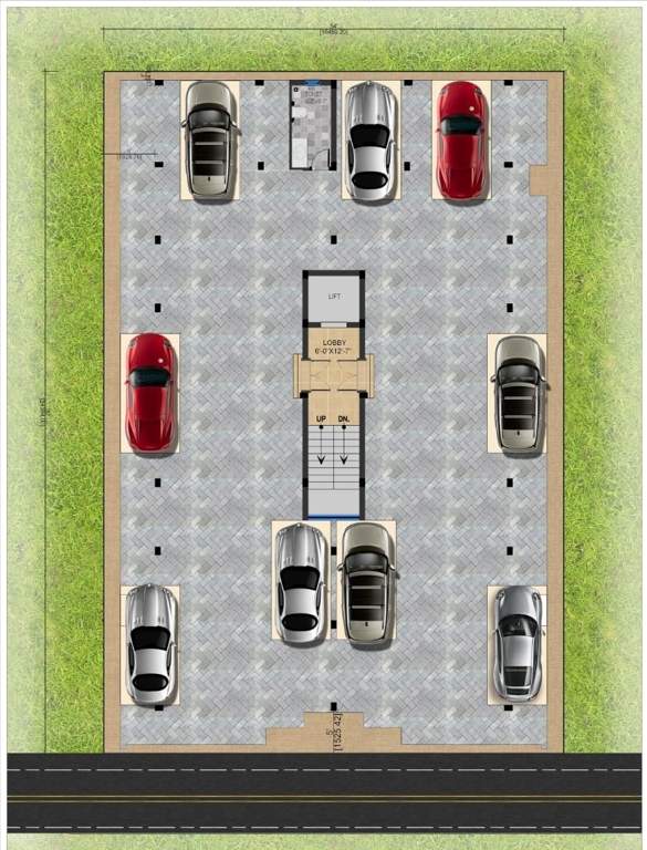  residency Parking Floor Residency Cluster Plan