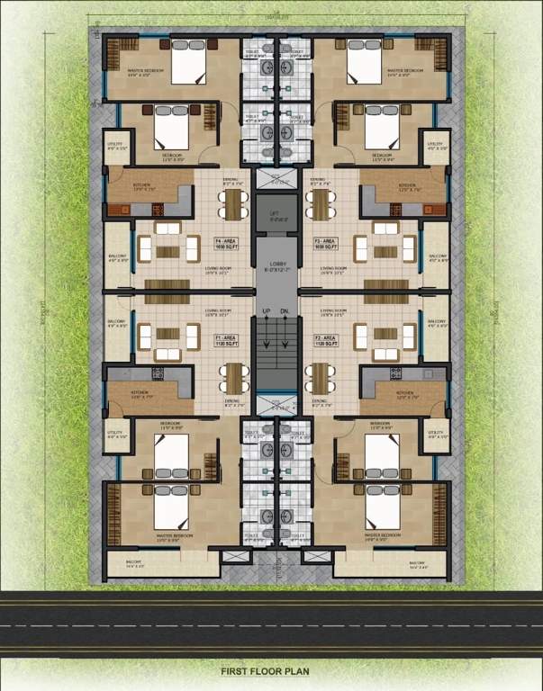  residency Typical Floor Residency Cluster Plan