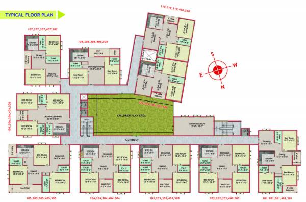  kalinga-house Kalinga House Cluster Plan for Typical Floor
