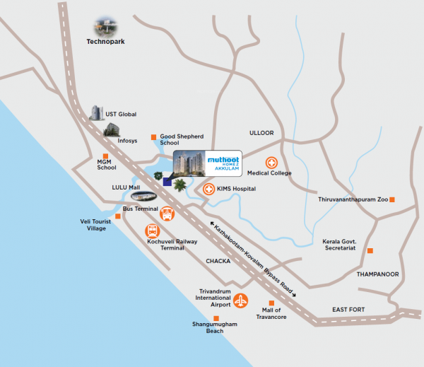 Location Plan locationPlan of Muthoot Homez