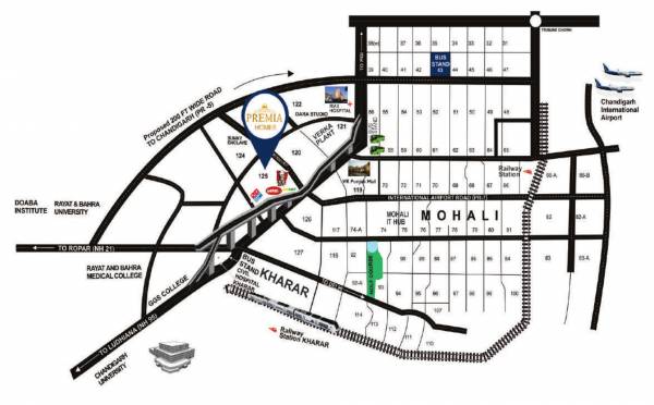  premia-homes Location Plan