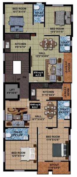 venkatesan-enclave Venkatesan Enclave Typical Cluster Plan