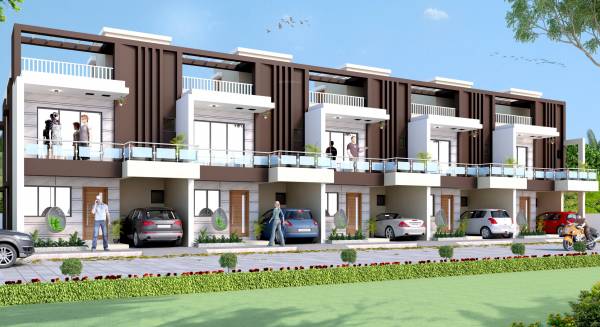 Elevation krupa-row-house Elevation