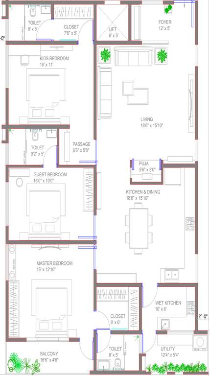  opulence Typiacl Floor Opulence Cluster Plan from 1st to 4th Floor