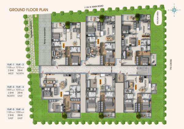  tranquil Tranquil Cluster Plan