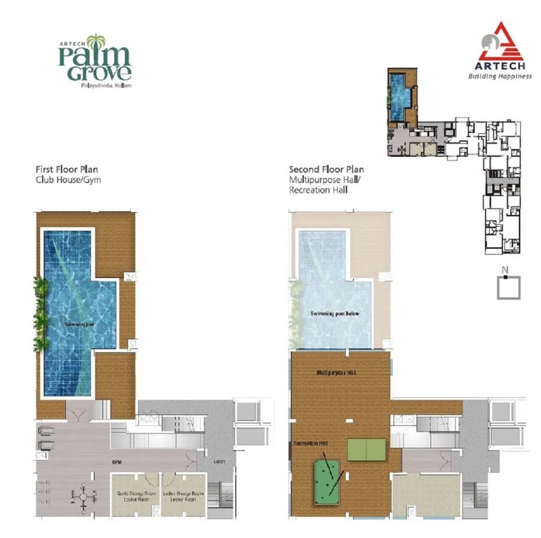 palm grove Tower A Cluster Plan