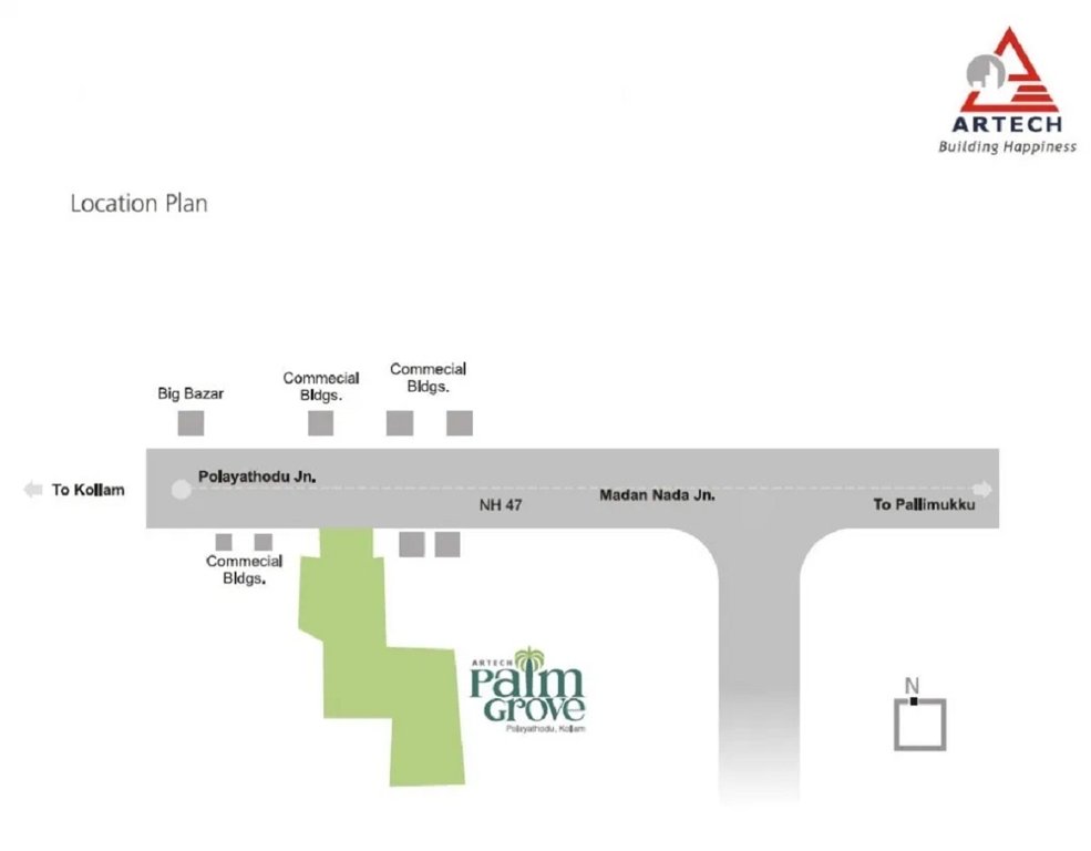 palm grove Location Plan