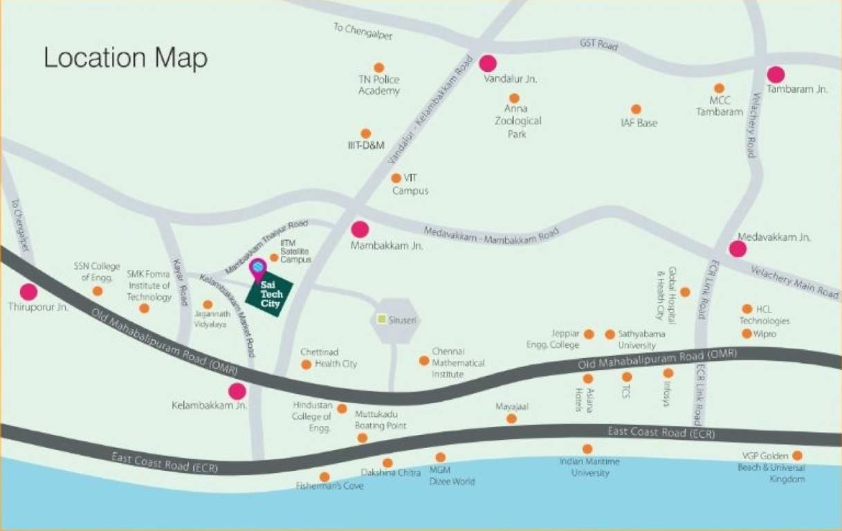  sai tech city Location Plan