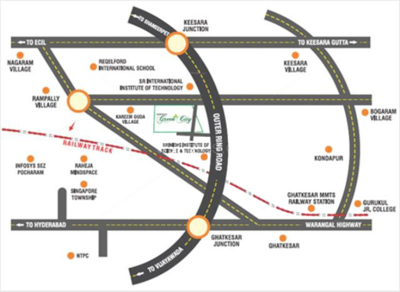  green city Location Plan