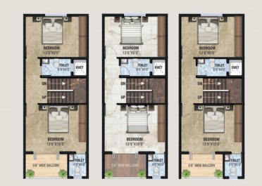  abhinav-row-bungalows Cluster Plan