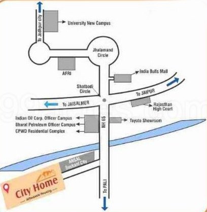  city home apartments Location Plan