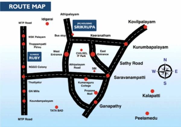  srikrupa Location Plan